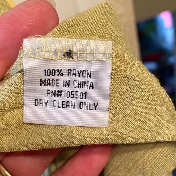 Double D Ranch Olive Geometric dress - Picture 5 of 12